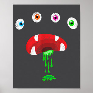 Poster Fantasias de Monstros de Halloween para Crianças L
