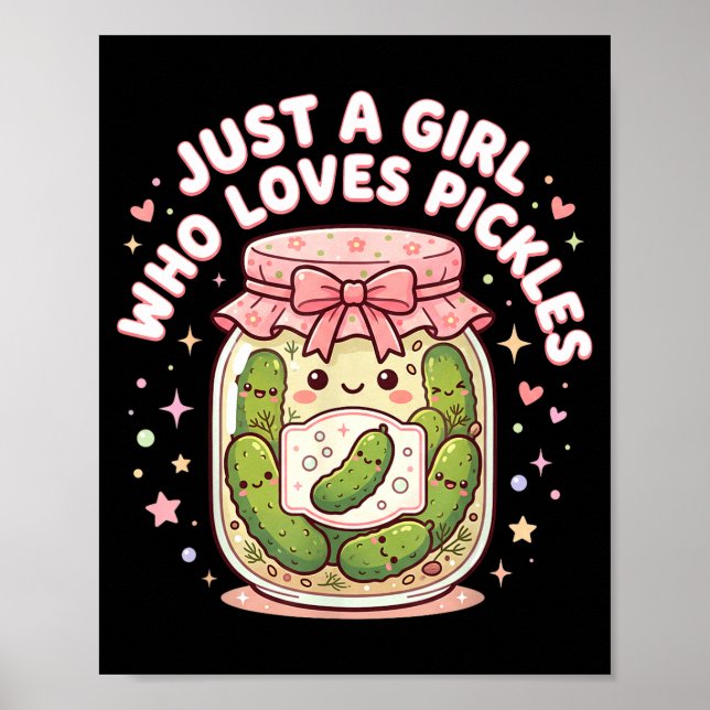 Poster Fantasioso traje de pepino para uma garota que ama (Frente)