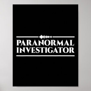 Poster Fantasma Caça Paranormal Investigador 2