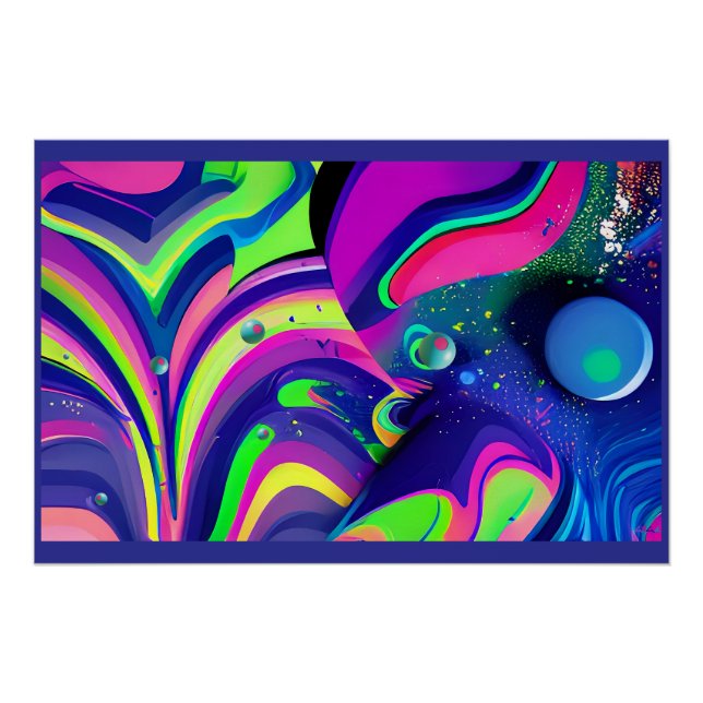 Póster Fantasma da Dimensão Arte (Frente)