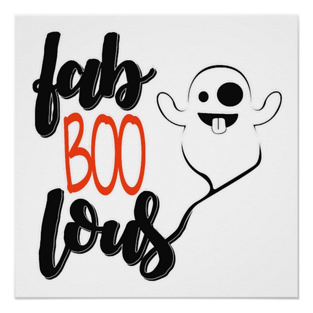 Póster Fantasma de Halloween (Frente)
