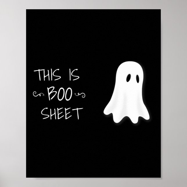 Poster Fantasma De Halloween Este É O Folheto De Boas Fes (Frente)