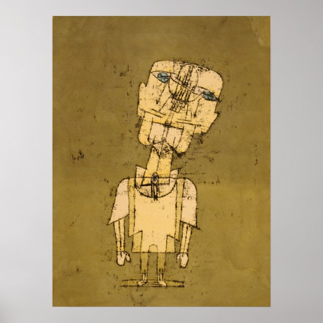 Poster Fantasma de um Gênio por Paul Klee (Frente)