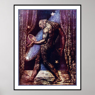 Póster Fantasma de uma Flea por WIlliam Blake