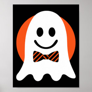 Poster Fantasma do Dia das Bruxas Cara Homens Mulheres Cr