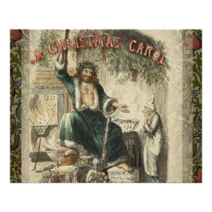 Póster Fantasma do Natal Presente Scrooge