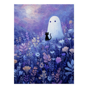 Póster Fantasma e Gato do Espírito Santo na Terra