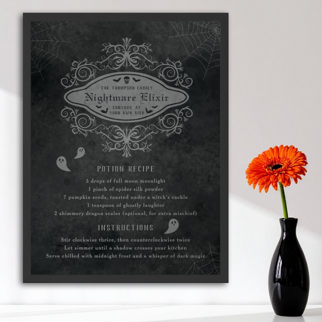 Poster Fantasma Engraçado E Recipiente Pesadelo Reproduzi (Criador carregado)