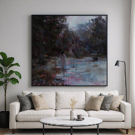 Poster Fantasma - Estilo de Impressionismo Escuro e Motiv