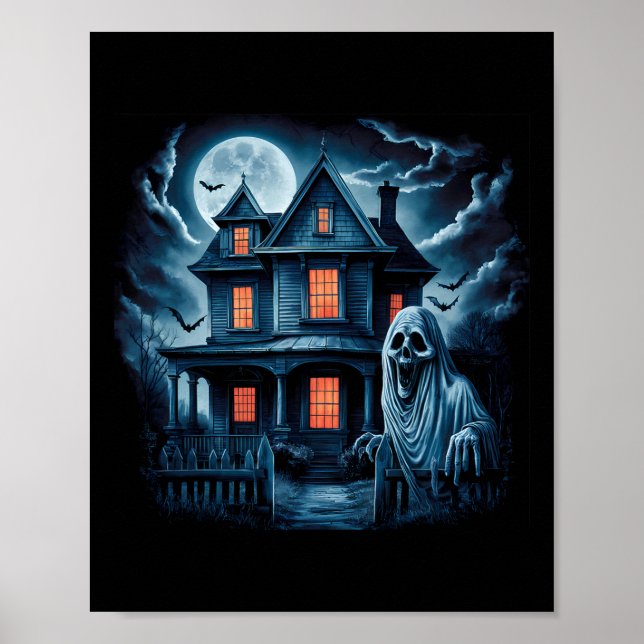 Poster Fantasma Fantasma Casa Fantasma Fria de Horror das (Frente)