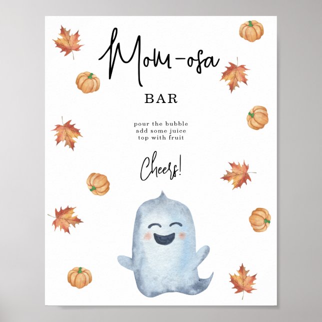 Poster Fantasma fofo - barra mom-osa (Frente)