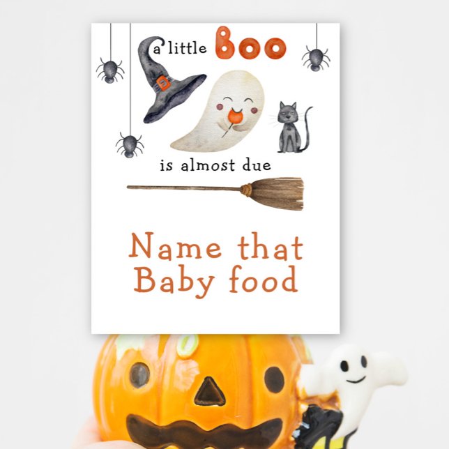 Poster Fantasma fofo - Dê nome a essa comida de bebê (Criador carregado)