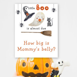 Poster Fantasma fofo - Quão grande é a barriga da mamãe