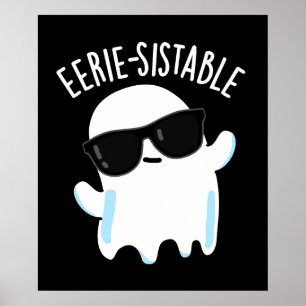 Poster Fantasma Funny Engraçado Irritável Escuro BG