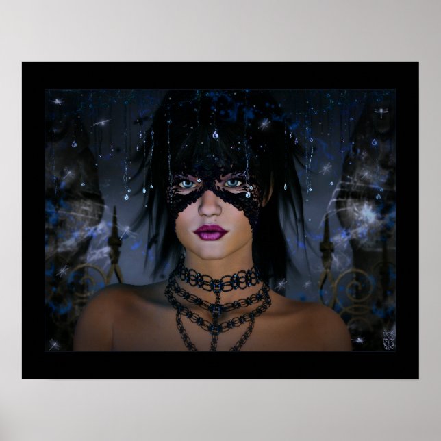 Póster Fantasma no jardim (Frente)