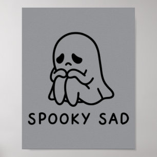 Poster Fantasma Triste e Sinistro