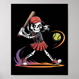 Poster Fantasmagórico Traje de Halloween de Esqueletos Ma