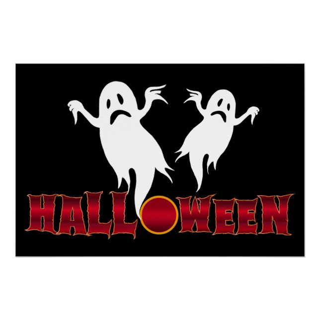 Póster Fantasmas de Halloween (Frente)