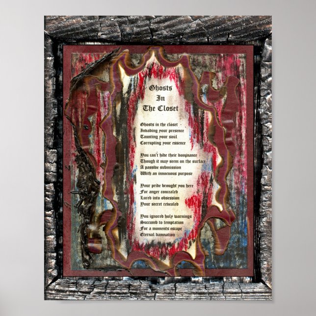 Póster Fantasmas No Armário (Frente)