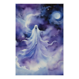 Póster Fantasmo Celestial - Fantasma Enigmático