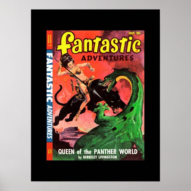Póster Fantastic Adventures v10 n07 (1948-07.Ziff-Davis)_ (Frente)