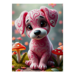 Póster Fantástica Arte Puppy