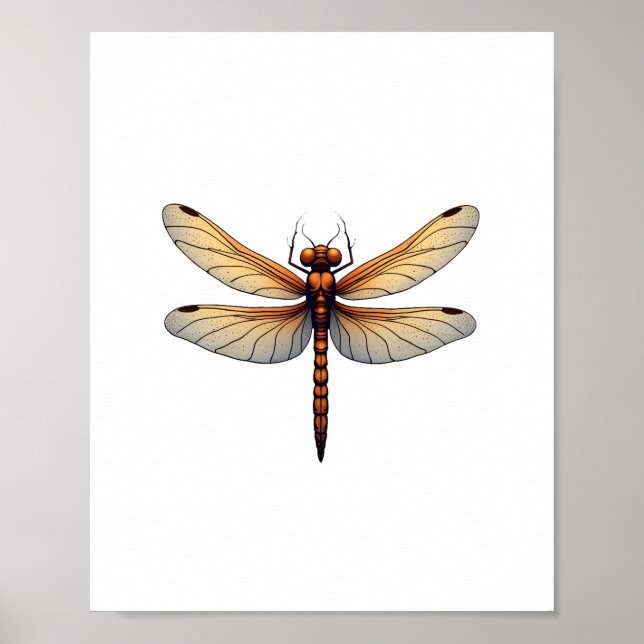 Poster Fantástico Dragonfly Costume para Meninos e Menina (Frente)