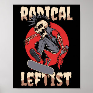 Poster Fantástico Lefti da Esquerda Esquerda do Clube Rad