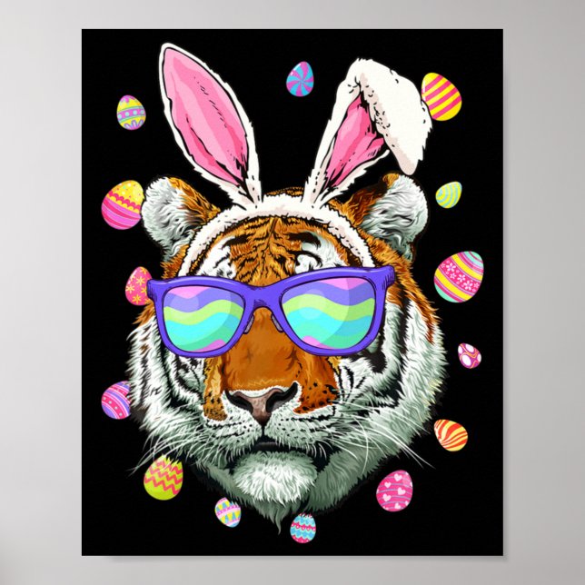 Poster Fantástico Traje de Orelhas de Coelho de Tigre Fel (Frente)