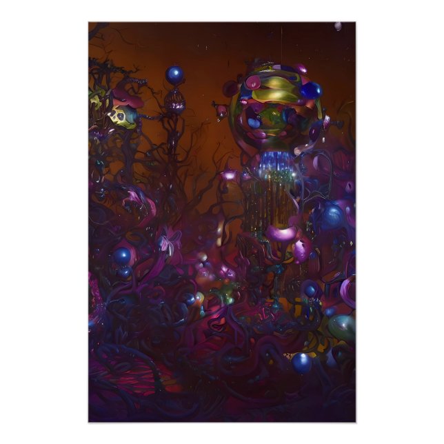 Póster Fantasy 2025 - Ken Gage Surreal Art (Frente)