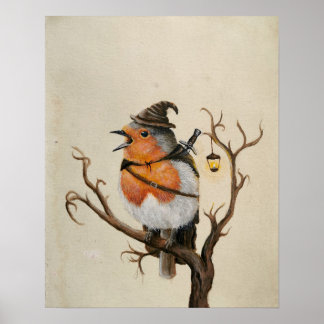 Poster Fantasy adventation robin trabalho de arte