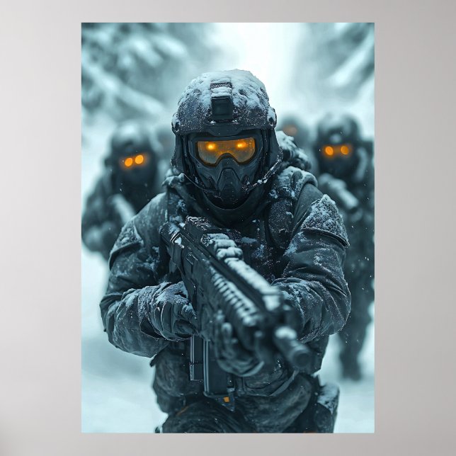 POSTER FANTASY ARMY IN COOLEST AREA (Frente)
