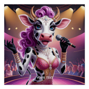 Póster Fantasy - Bela Vaca Bela Popstar