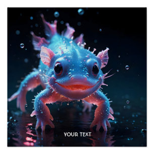 Póster Fantasy Blue Smilotl