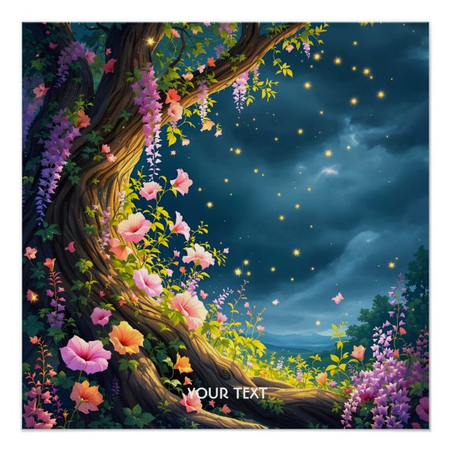 Póster Fantasy Bright Happy Nature (Frente)