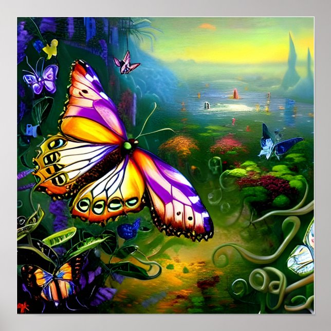 Poster Fantasy Butterfly Journey (Frente)