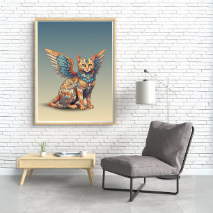 Poster Fantasy Cat I Misty Meow   Gato Asalado [34]