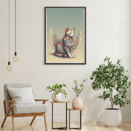 Poster Fantasy Cat I Misty Meow | Gato Asas [1/4]