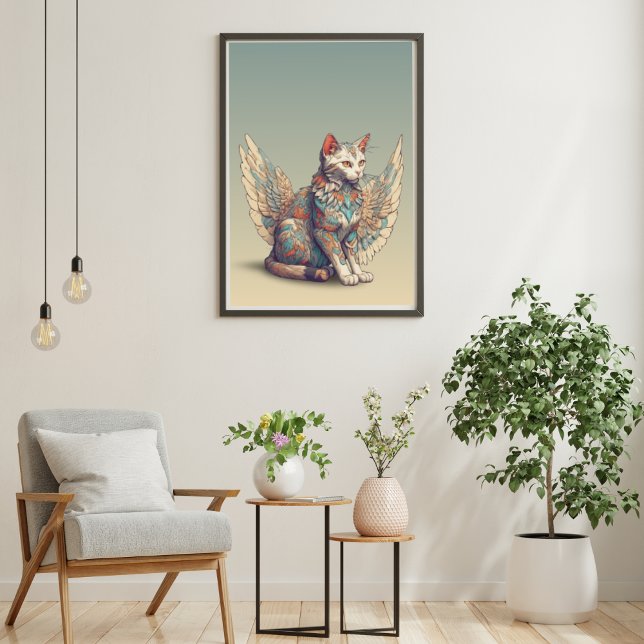 Poster Fantasy Cat I Misty Meow | Gato Asas [1/4] (Criador carregado)