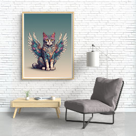 Poster Fantasy Cat I Misty Meow | Gato Asas [2/4]