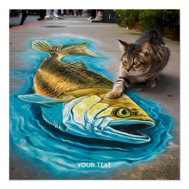 Póster Fantasy Cuja Gata de Peixe (Frente)