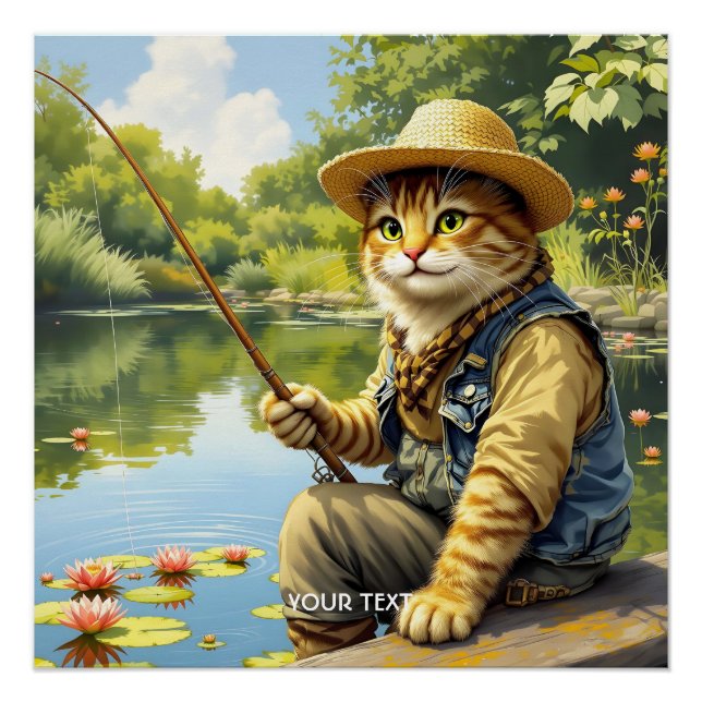 Póster Fantasy Cute Lake Fish (Frente)
