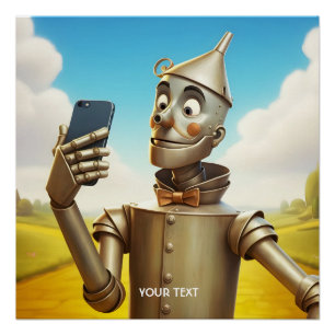 Póster Fantasy Cute Tin Man Road