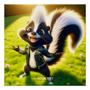 Póster Fantasy - Estilo de Punk de Skunk