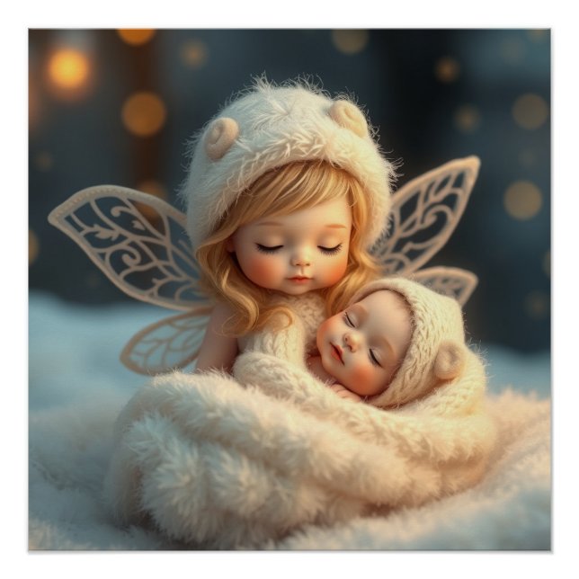 Póster Fantasy Fairy Made Baby Art (Frente)