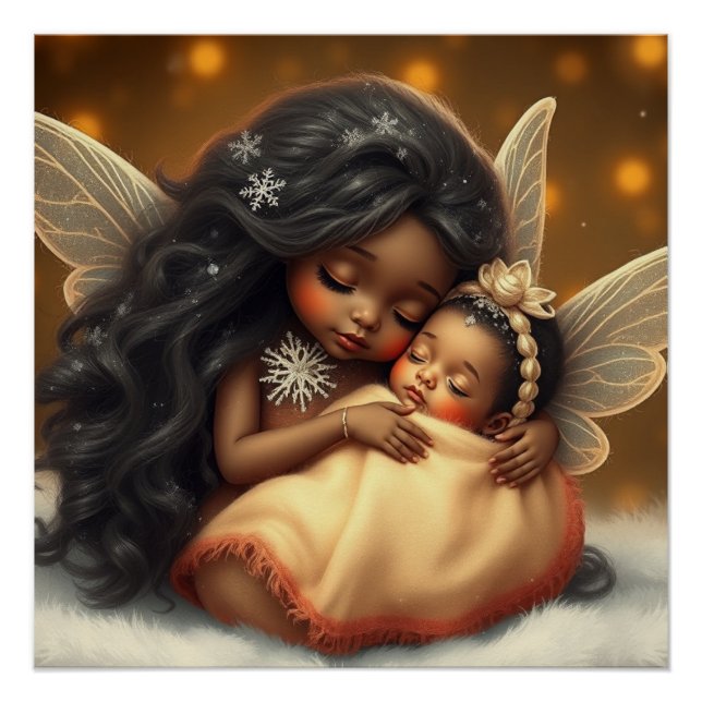 Póster Fantasy Fairy Made Baby Art (Frente)