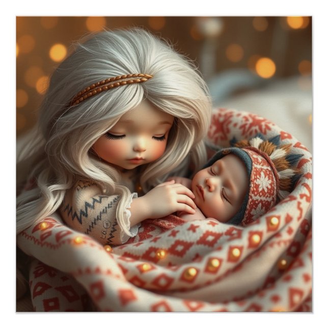 Póster Fantasy Fairy Made Baby Art (Frente)