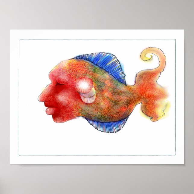 Póster Fantasy Fish Poster: Tripper (Frente)