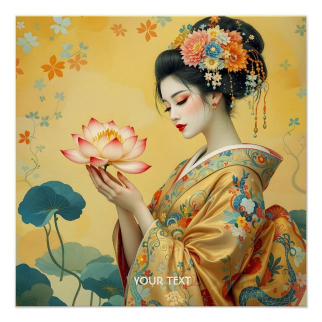 Póster Fantasy Flower Japonesa (Frente)