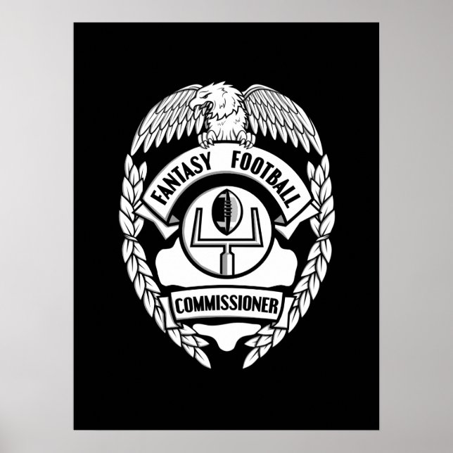 Poster Fantasy Football Comissário (Frente)